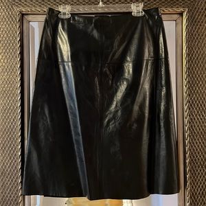 Vintage Banana Republic Leather Skirt.